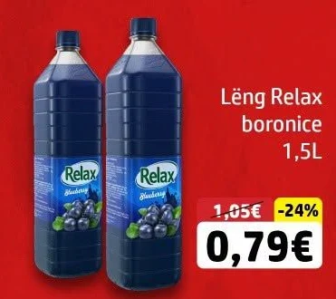 Lëng Relax Boronice 1,5L