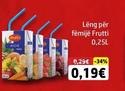 Lëng për Fëmijë Frutti 0,25L