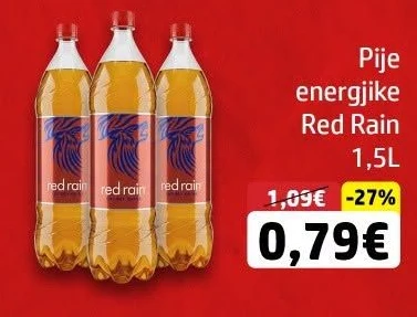Pije Energjike Red Rain 1,5L