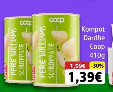 Kompot Dardhe Coop 410G