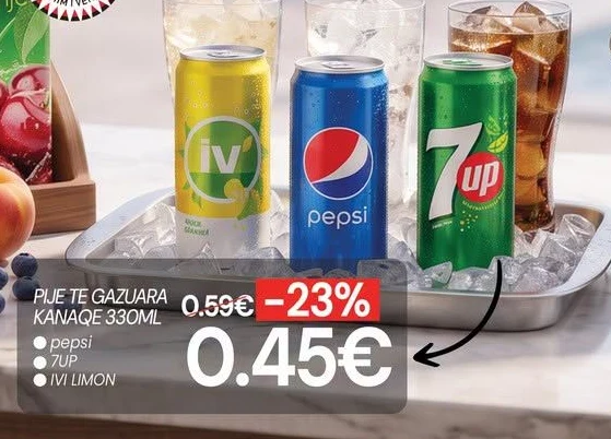 Pije Te Gazuar Kanaqe 330ML Pepsi