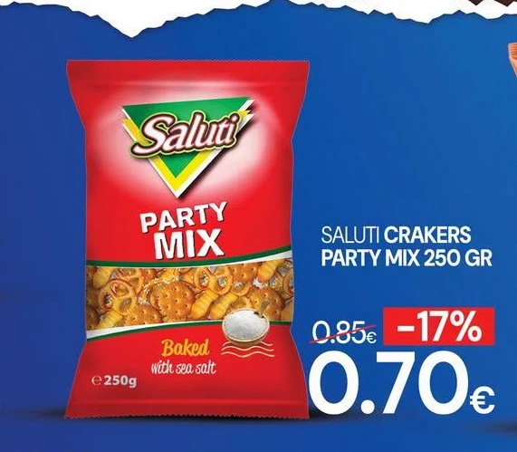 Saluti Crakers Party Mix 250GR