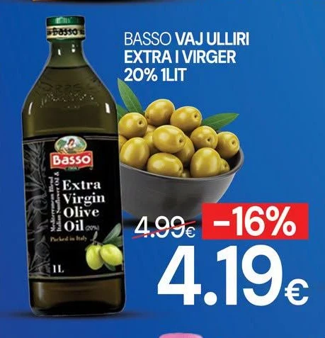 Basso Vaj Ulliri Extra Virgin 1L