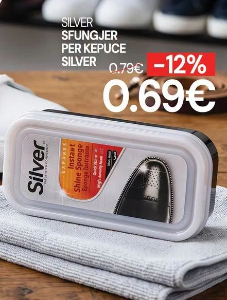 Silver Sfungjer per Kepuce Silver