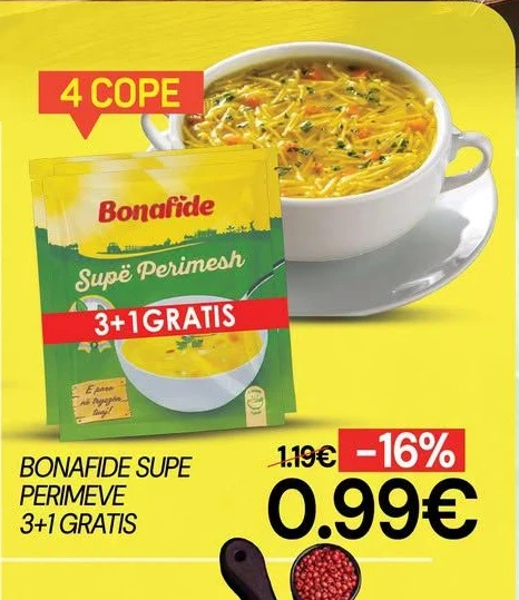 Bonafide Supe Perimeve 3+1 Gratis