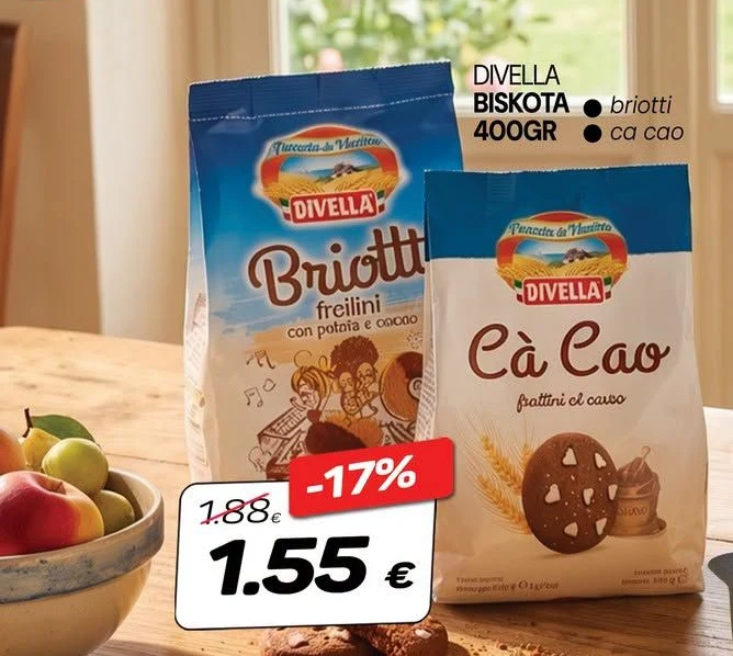 Biskota 400GR Divella
