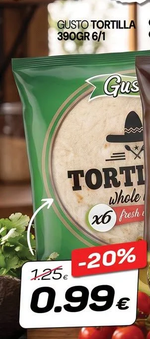 Tortilla 390GR Gusto