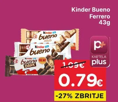 Kinder Bueno Ferrero 43G