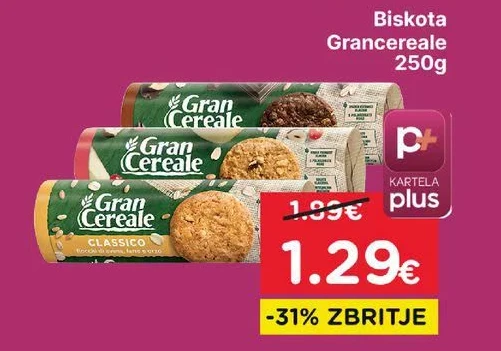 Biskota Grancereale 250G