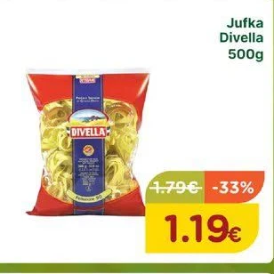 Jufka Divella 500G