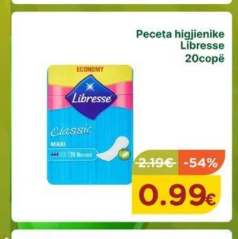 Peceta Higjenike Libresse 20COPË