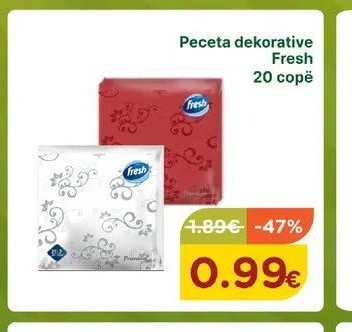 Peceta Dekorative Fresh 20 Copë