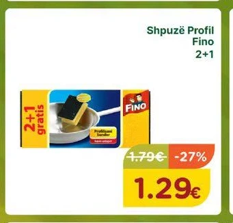 Shpuzë Profil Fino 2+1