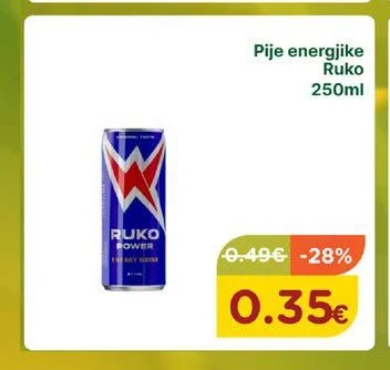 Pije Energjike Ruko 250ML