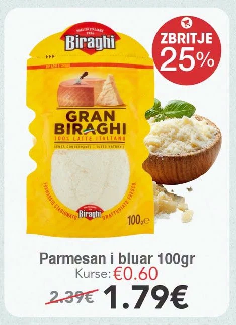 Parmesan I Bluar 100GR