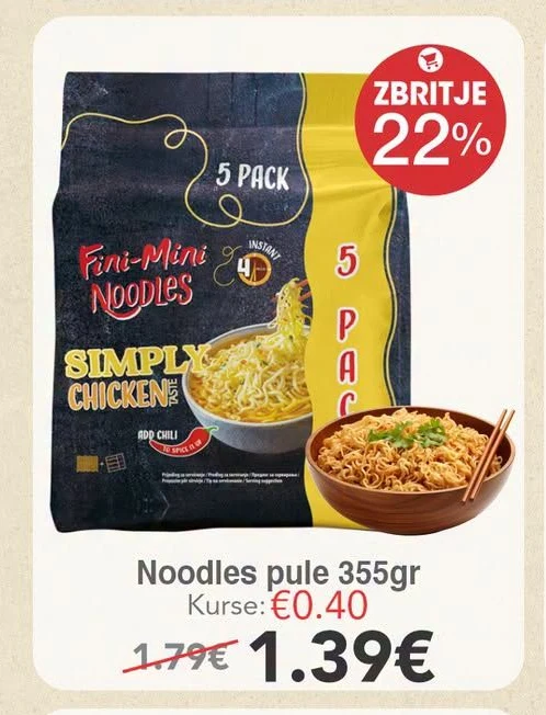 Noodles Pule 355GR