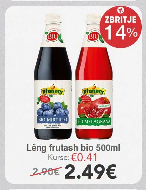Lëng Frutash Bio 500ML