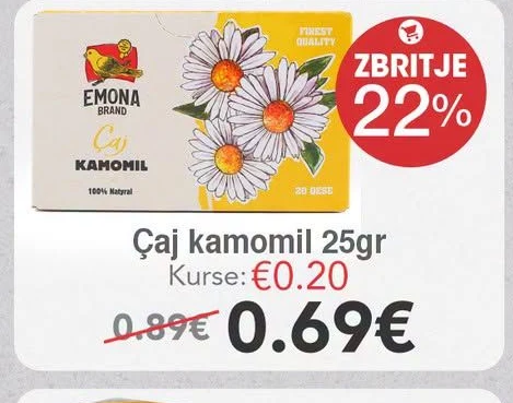 Çaj Kamomil 25GR