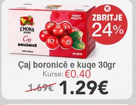 Çaj Boronicë E Kuqe 30GR