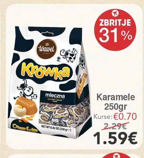 Karamele 250GR