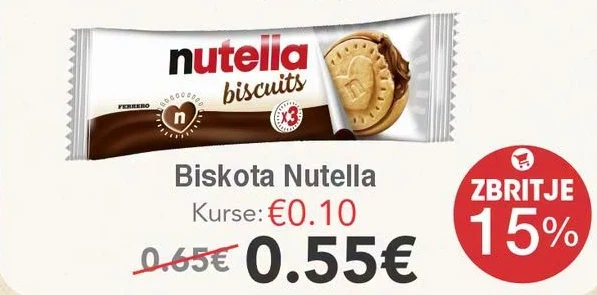 Biskota Nutella