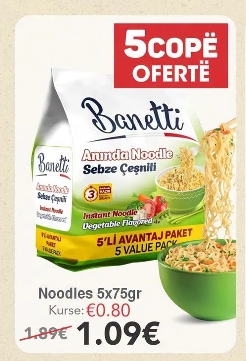Noodles 5X75GR