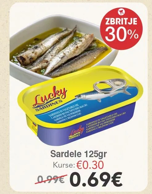 Sardele 125GR