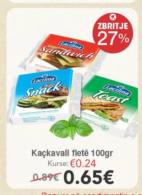 Kaçkavall Fletë 100GR