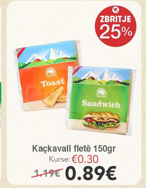 Kaçkavall Fletë 150GR