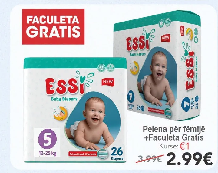 Pelena për Fëmijë +faculeta Gratis