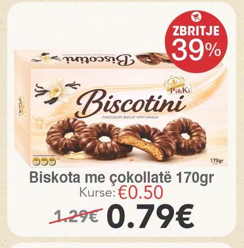 Biskota me Çokollatë 170GR