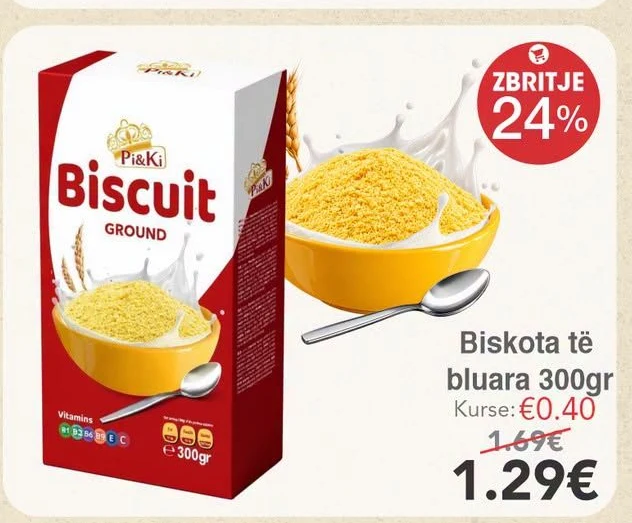 Biskota Të Bluar 300GR