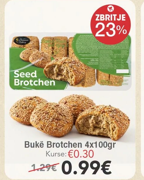 Bukë Brotchen 4X100GR