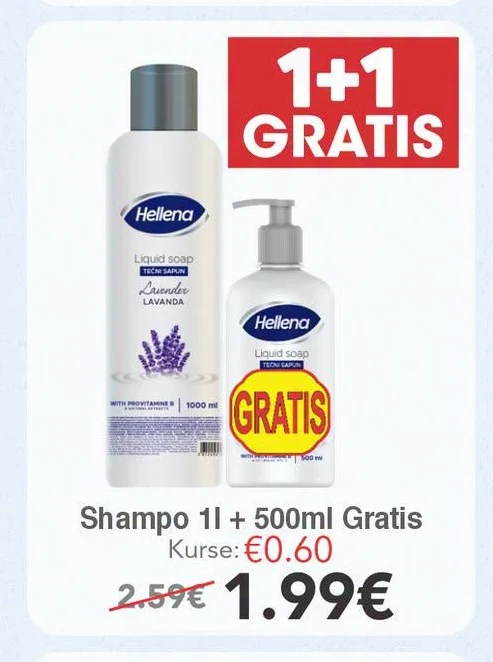 Shampo 1L + 500ML Gratis