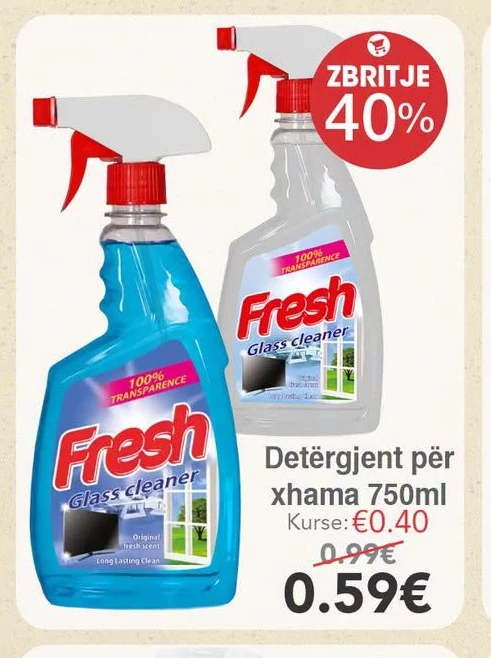 Detergjent për Xhama 750ML