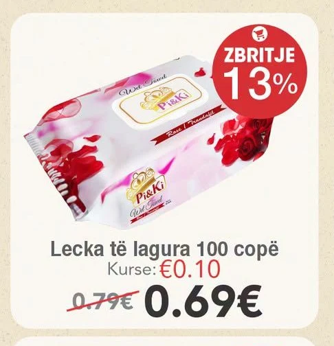 Lecka Të Lagura 100 Copë