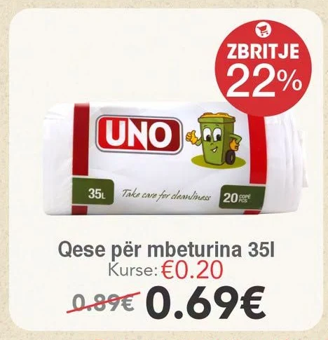 Qese për Mbeturina 35L