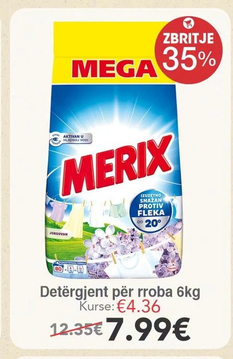 Detergjent për Rroba 6KG