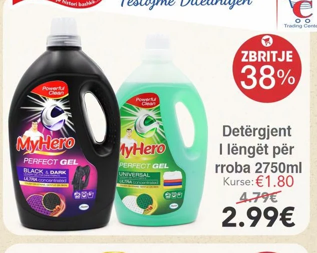 Detergjent I Lëngët për Rroba 2750ML