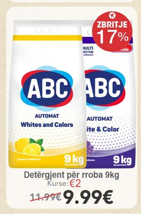 Detergjent për Rroba 9KG