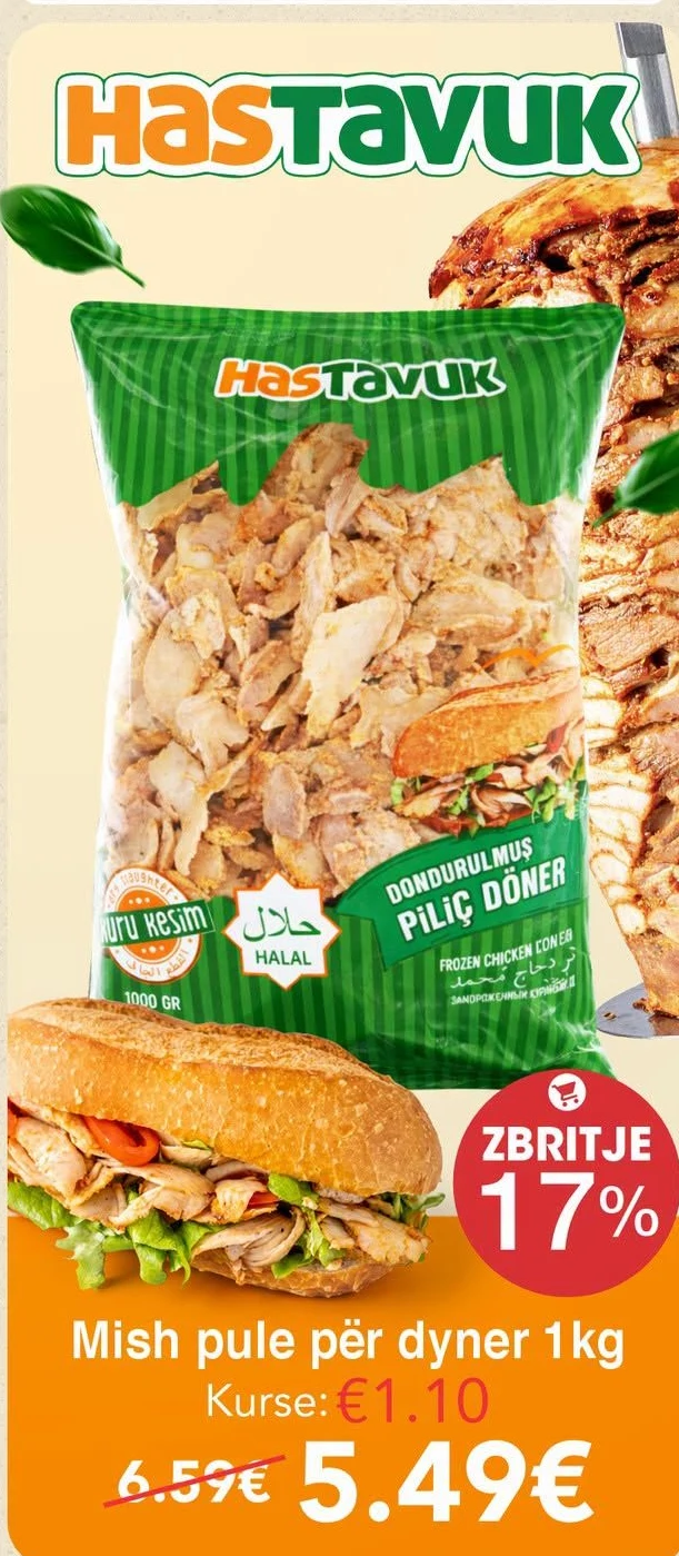 Mish Pule për Dyner 1KG