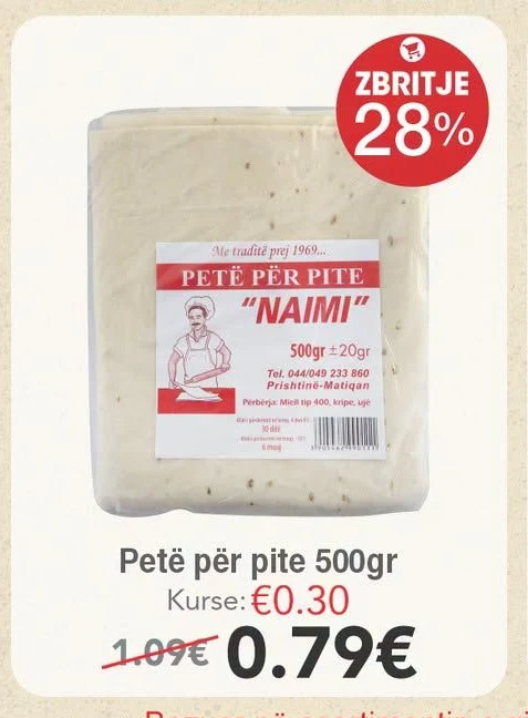 Petë për Pite 500GR