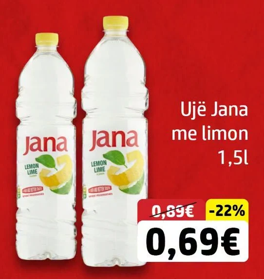 Ujë Jana me Limon 1,5L