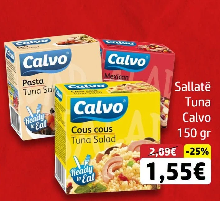 Sallatë Tuna Calvo 150 Gr