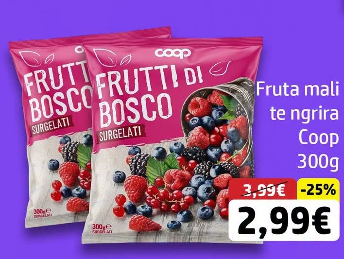 Fruta Mali Te Ngrira Coop 300G