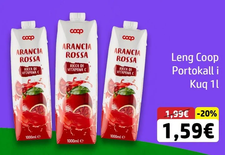 Leng Coop Portokalli I Kuq 1L