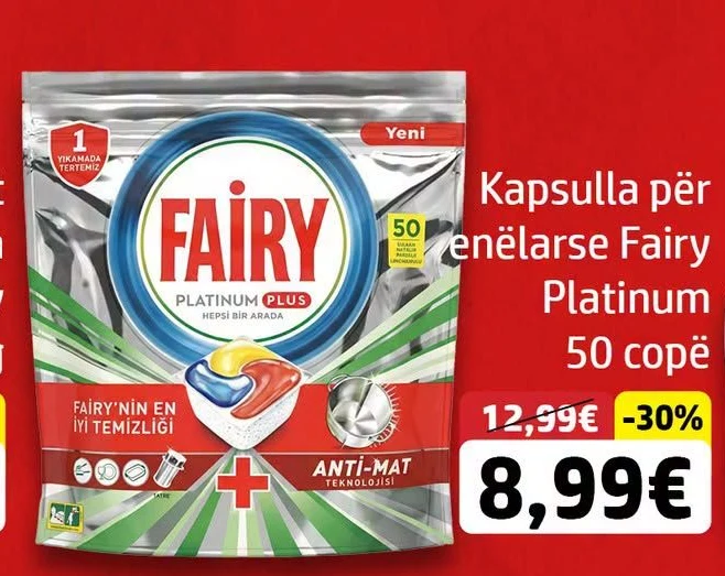 Kapsulla per Enelarse Fairy Platinum 50 Cope