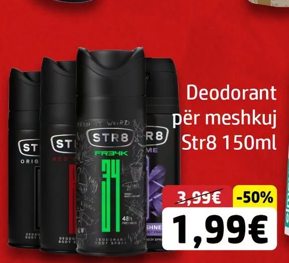 Deodorant për Meshkuj STR8 150ML
