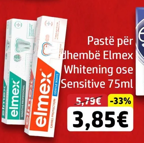 Pastë për Dhëmbë Elmex Whitening Ose Sensitive 75ML