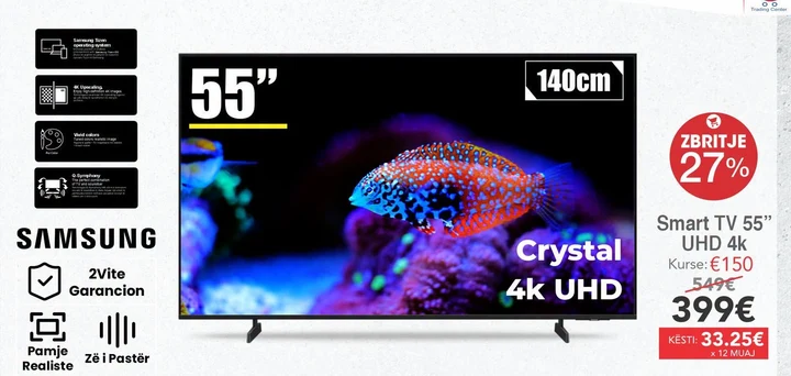 Smart Tv 55” Uhd 4K